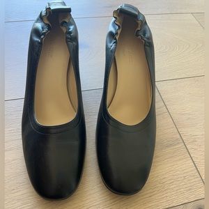 Everlane Day High Heel Black Leather